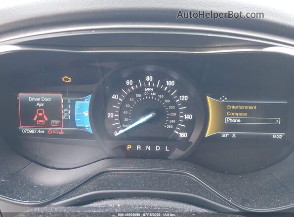 3FA6P0HD6LR125060 2020 FORD FUSION Silver Widok tylnych siedzeń