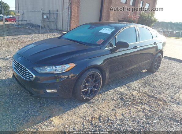 3FA6P0HD6LR143056 2020 FORD FUSION Black Front left