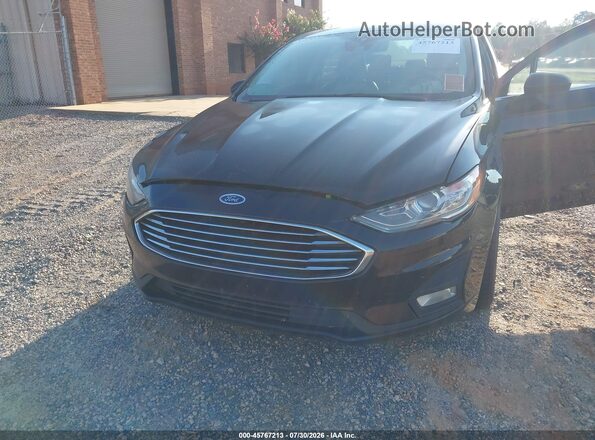 3FA6P0HD6LR143056 2020 FORD FUSION Black Front view