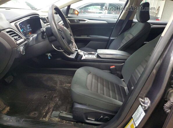 3FA6P0HD6LR228205 2020 FORD FUSION Серый Вид салона спереди