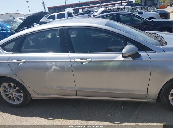 3FA6P0HD6LR230763 2020 FORD FUSION Silver 360 interior view
