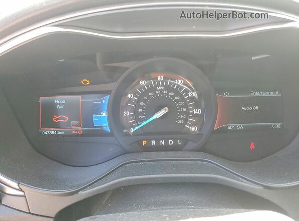 3FA6P0HD6LR248597 2020 FORD FUSION Charcoal Vista del cuadro de instrumentos