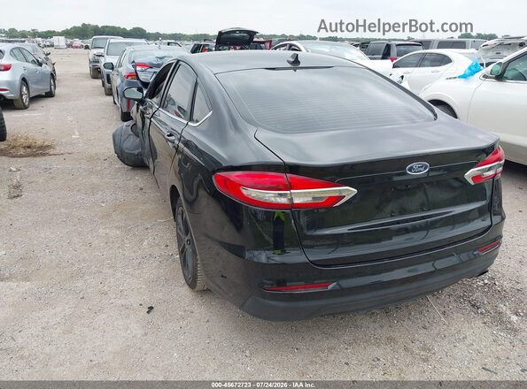 3FA6P0HD6LR257980 2020 FORD FUSION Black Հետևի ձախ