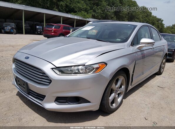 3FA6P0HD7GR148417 2016 FORD FUSION Серебряный Передняя левая четверть