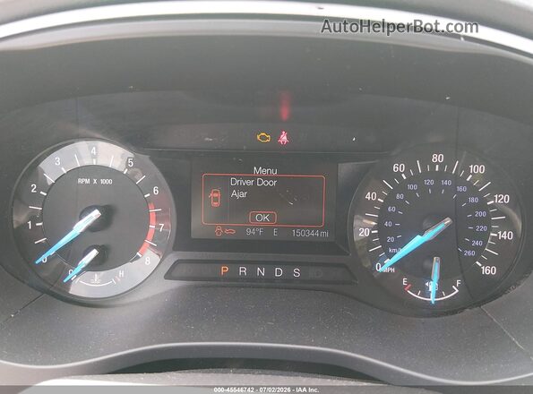 3FA6P0HD7GR148417 2016 FORD FUSION Серебряный Вид задних сидений