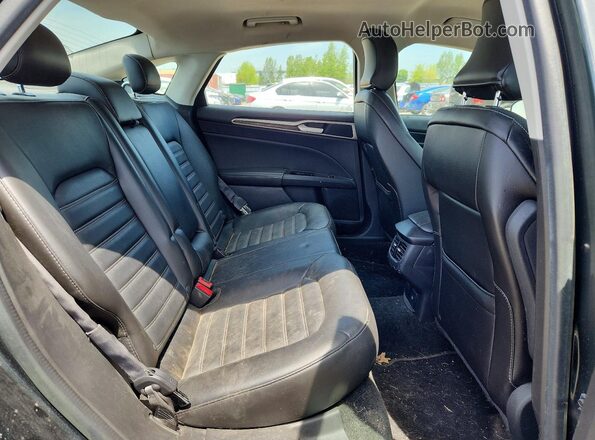 3FA6P0HD7GR153603 2016 FORD FUSION Gray უკანა სავარძლების ხედი