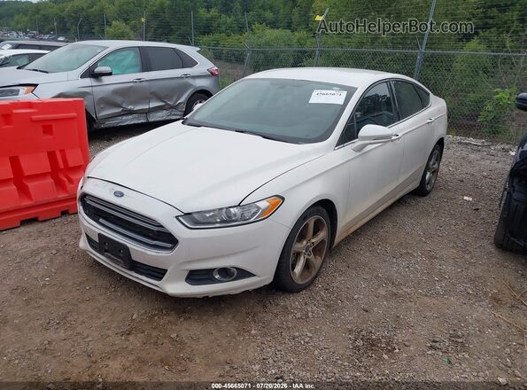 3FA6P0HD7GR255595 2016 FORD FUSION White Vista tres cuartos delantera izquierda