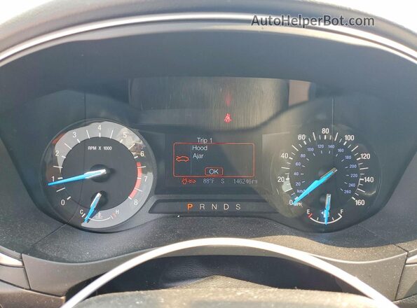 3FA6P0HD7GR397770 2016 FORD FUSION White Widok zestawu wskaźników