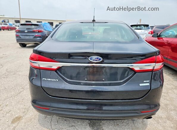 3FA6P0HD7HR111384 2017 FORD FUSION Black Widok z tyłu
