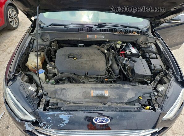 3FA6P0HD7HR111384 2017 FORD FUSION Black Widok wnętrza z tyłu