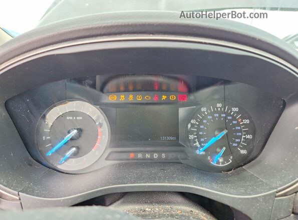 3FA6P0HD7HR111384 2017 FORD FUSION Black Widok zestawu wskaźników