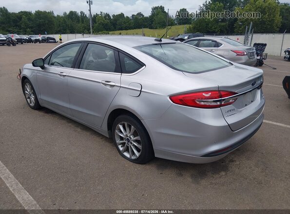 3FA6P0HD7HR126385 2017 FORD FUSION Silver Rear left