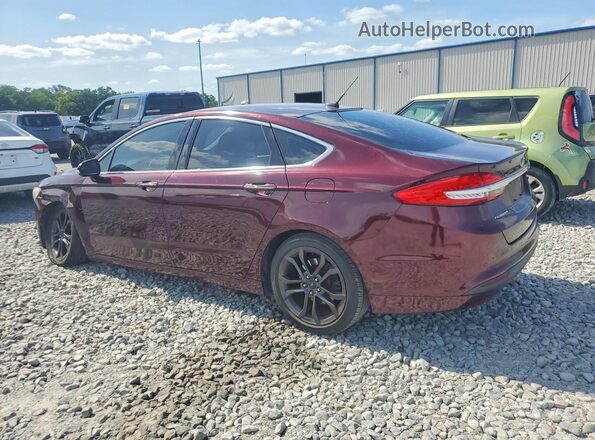 3FA6P0HD7HR167311 2017 FORD FUSION Burgundy Задня ліва чверть