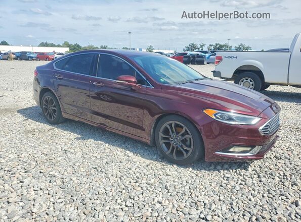 3FA6P0HD7HR167311 2017 FORD FUSION Burgundy Передня права чверть