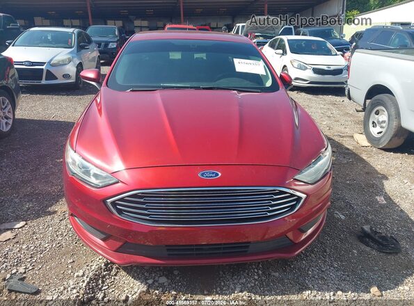 3FA6P0HD7HR269577 2017 FORD FUSION Burgundy Vista frontal
