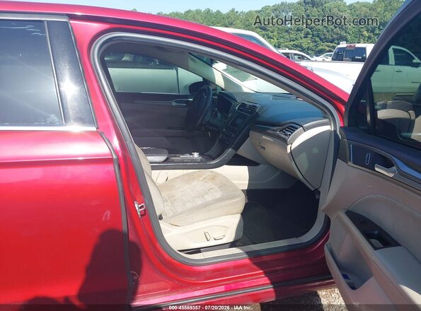 3FA6P0HD7HR269577 2017 FORD FUSION Burgundy Vista interior delantera