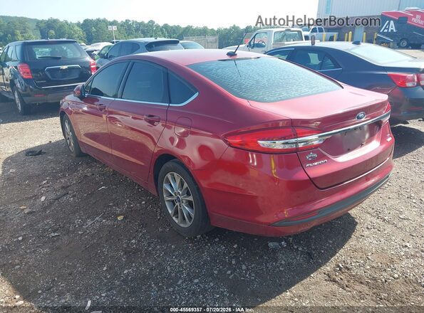 3FA6P0HD7HR269577 2017 FORD FUSION Burgundy Trasero izquierdo