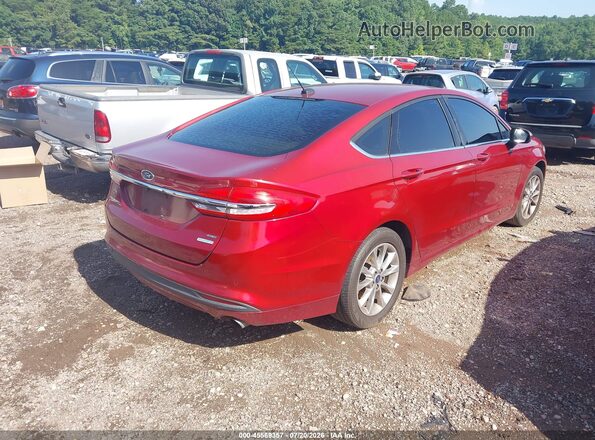 3FA6P0HD7HR269577 2017 FORD FUSION Burgundy Trasero derecho