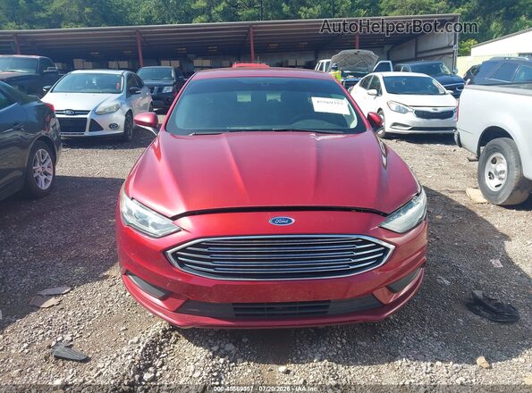 3FA6P0HD7HR269577 2017 FORD FUSION Burgundy Vista del cuadro de instrumentos