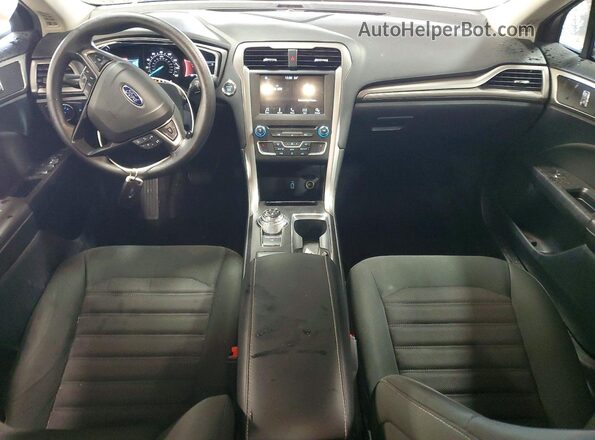 3FA6P0HD7HR366052 2017 FORD FUSION Blue Dashboard view