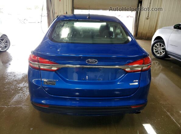 3FA6P0HD7HR366052 2017 FORD FUSION Blue Rear view