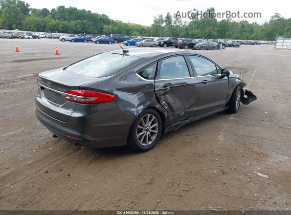 3FA6P0HD7HR376838 2017 FORD FUSION Серый Задняя правая четверть