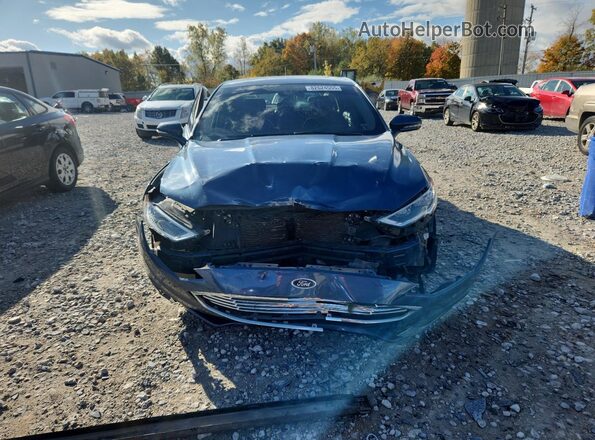 3FA6P0HD7JR130796 2018 FORD FUSION Blue წინა ხედი