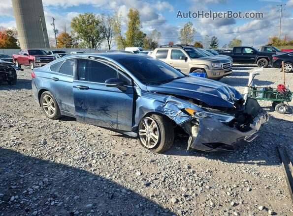 3FA6P0HD7JR130796 2018 FORD FUSION Blue წინა მარჯვენა