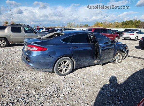 3FA6P0HD7JR130796 2018 FORD FUSION Blue უკანა მარჯვენა