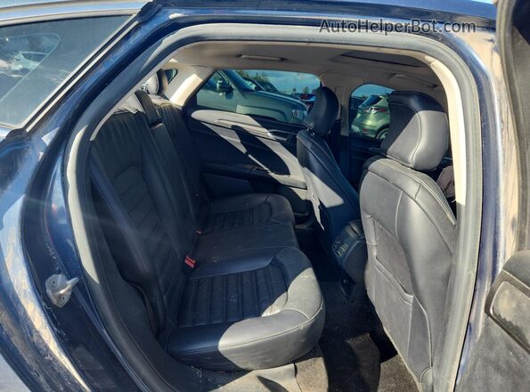 3FA6P0HD7JR130796 2018 FORD FUSION Blue უკანა სავარძლების ხედი