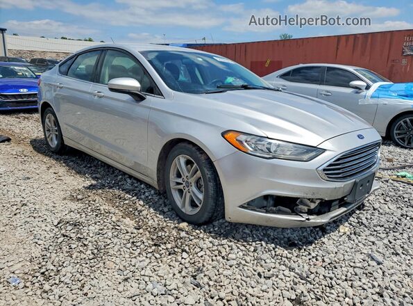 3FA6P0HD7JR144052 2018 FORD FUSION Silver წინა მარჯვენა