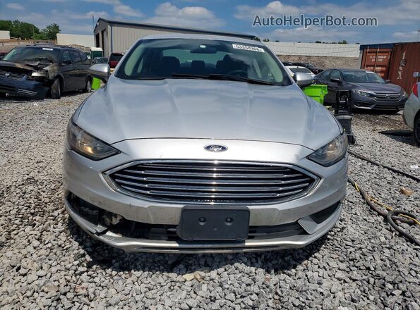 3FA6P0HD7JR144052 2018 FORD FUSION Silver წინა ხედი