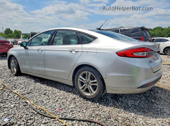 3FA6P0HD7JR144052 2018 FORD FUSION Silver უკანა მარცხენა