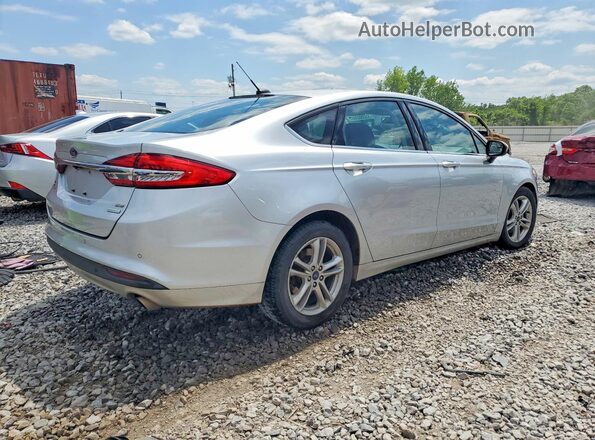 3FA6P0HD7JR144052 2018 FORD FUSION Silver უკანა მარჯვენა