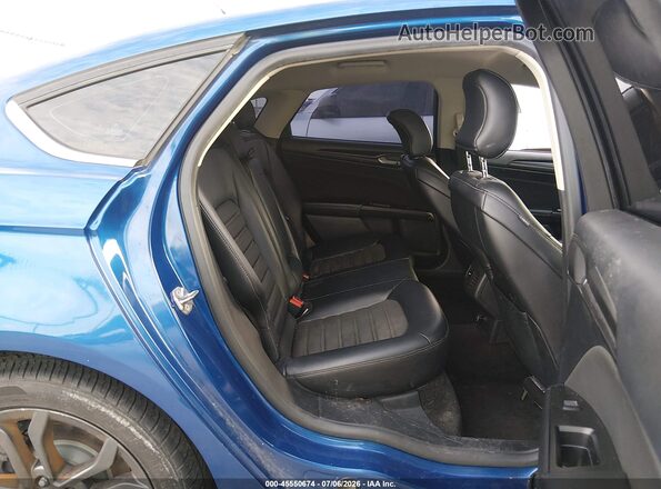 3FA6P0HD7JR150031 2018 FORD FUSION Blue Vista de la etiqueta del VIN