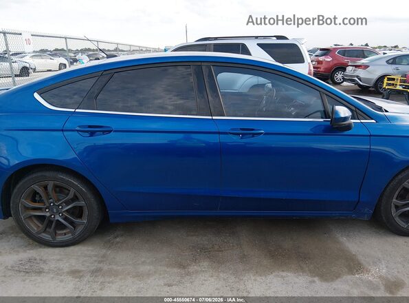 3FA6P0HD7JR150031 2018 FORD FUSION Blue Vista interior trasera