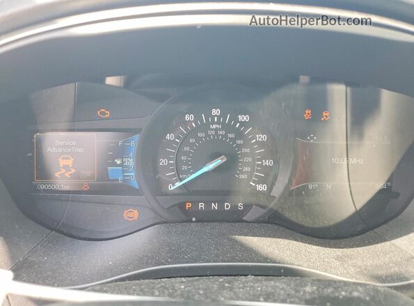 3FA6P0HD7JR206131 2018 FORD FUSION Blue Սարքավորումների վահանակի տեսք