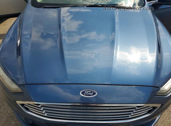 3FA6P0HD7JR206131 2018 FORD FUSION Blue Սալոնի հետևի տեսք