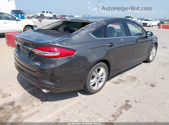 3FA6P0HD7JR245950 2018 FORD FUSION Gray Задня права чверть