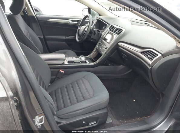 3FA6P0HD7JR253286 2018 FORD FUSION Brown Front interior view