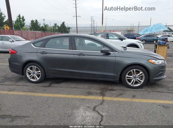 3FA6P0HD7JR253286 2018 FORD FUSION Brown Rear interior view