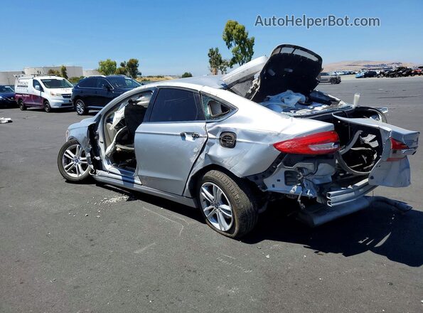 3FA6P0HD7JR262764 2018 FORD FUSION Серебряный Задняя левая четверть
