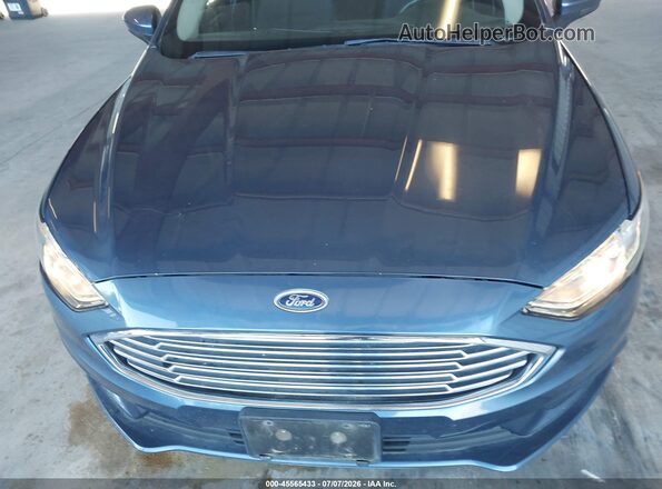 3FA6P0HD7JR268659 2018 FORD FUSION Синий Вид спереди