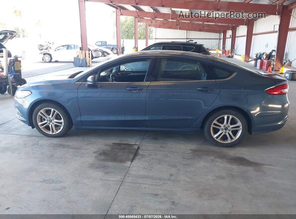 3FA6P0HD7JR268659 2018 FORD FUSION Синий Панорамный вид салона 360°