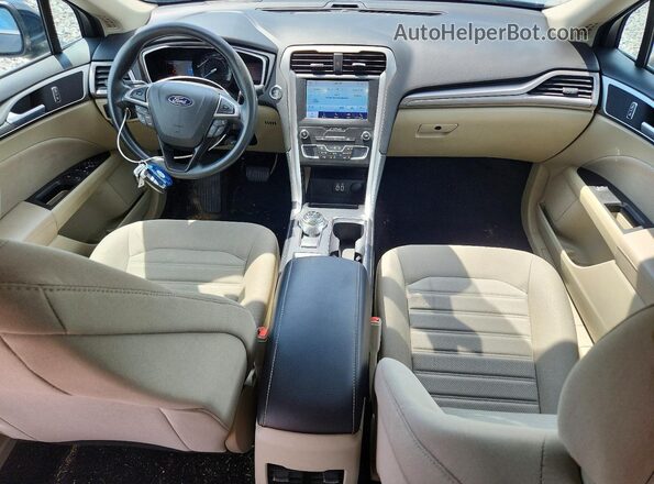 3FA6P0HD7LR121907 2020 FORD FUSION Blue წინა პანელის ხედი