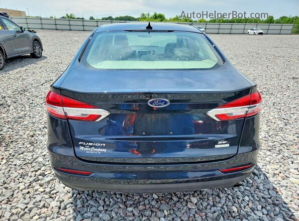 3FA6P0HD7LR121907 2020 FORD FUSION Blue უკანა ხედი