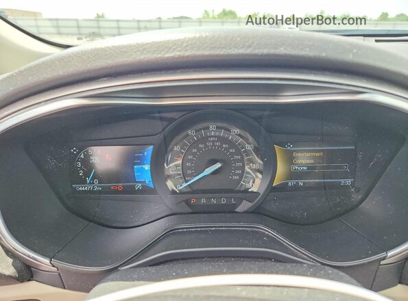 3FA6P0HD7LR121907 2020 FORD FUSION Blue ხელსაწყოთა პანელის ხედი