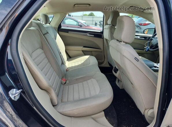 3FA6P0HD7LR121907 2020 FORD FUSION Blue უკანა სავარძლების ხედი