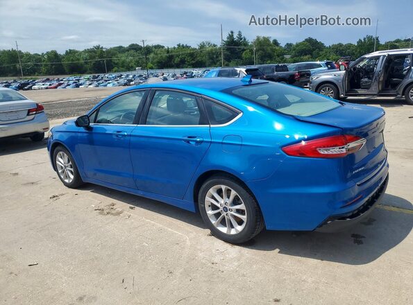 3FA6P0HD7LR126783 2020 FORD FUSION Синий Задняя левая четверть