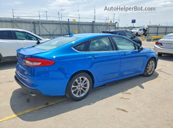 3FA6P0HD7LR126783 2020 FORD FUSION Синий Задняя правая четверть
